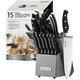 McCook MC25A 15-Piece Kitchen Knife Set Stainless Steel&nbsp;