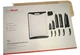 EatNeat 12-Piece Black Sharp Knife Set: 5 Stainless Steel Kitchen Knives
