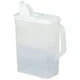 Buddeez 8 Qt Bulk Food Storage Container - Airtight, Clear, EZ Grip Handle