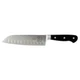 MERCER CUTLERY M23590 Santoku Knife,7 in Blade,Black Handle 6AKF3