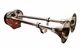 Pactrade Marine Boat Stainless Steel Dual Trumpet Horn 12V Heavy Duty