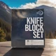 Mercer Culinary M20000 Genesis Stainless & Glass Knife Block Set