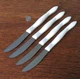 Group 4 CUTCO White PEARL Handle TABLE KNIVES Knife Steak 1759 KN Matching