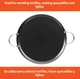 IMUSA USA CAR-52014 11" Nonstick Carbon Steel Small Round Comal with Metal