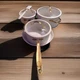 Thyme and Table 8 Piece Non-Stick Cookware & Bakeware Set Taupe & GOLD EUC 