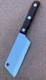 Vintage Case XX P2032 Chromium Meat Cleaver Butcher Knife Wood Handle 9.75&rdquo;