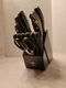 HENCKELS Forged Synergy East Meets West Knife Block Set, 16 Piece, Black