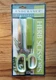 Herb Scissors Endurance Stainless Steel with Cover Cleaner Herbs Kitchen Green
