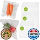ATOSUN 60PCS Vacuum Sealer Bags Food Storage BPA-Free Reusable Zipper Bags 3 Siz