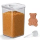 Mity Rain Airtight Brown Sugar Container 2.7Qt/2600ml - Moisture-Proof Kitchen
