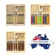 LAGUIOLE SILHOUETTE 12 PIECE STAINLESS STEEL STEAK KNIFE AND FORK SET GIFT SET