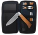 Messermeister ACM-6 Adventure Chef 6-Piece Foldable Maple Knife Set for Travel