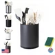 LIBODOUR Utensil Holder,Large 360&deg;Rotating Kitchen Utensil Holder For Counter,Co