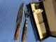 Reed & Barton Fulton Wood & Stainless 2pc. Carving Knife Fork Set Boxed Reed & Barton Fulton Wood & Stainless 2pc. Carving Knife Fork Set Boxed