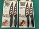 Lot of 2 Pkgs (4 Knives Total) Copper Knife Stays Sharp Forever Stainless Steel