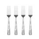 Oneida B340004A Tuscany Everyday Flatware Dinner Forks, Set 0.55 LB, Metallic