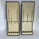 Pair Of Cutco Knife Holders F 1744 & K1743 Very 1970&rsquo;s Wall Hangers Or Drawers