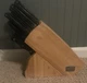Chicago Cutlery 13 Piece Set Knives Black Handles Triple Rivet With Knife Block