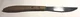 Stainless Japan Bloomfield 3925 Serrated Knife Wood Handle GUC 8&rdquo;Overall