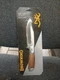 Browning Sage Creek Fixed 3220537B 4.5" Stainless Zebra Wood Fixed Knife