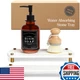 TWINKLE MOMENT 2PC Water Absorbing Stone Soap Tray Kitchen Bathroom Sink QUICK D