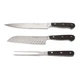 Wusthof Classic 7" Hollow Edge Santoku Kitchen Knife + Classic 2-Pc Carving Set