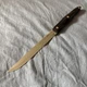 Cutco 1729 KR Serrated 6 3/4&rdquo; Petite Carver Knife Brown Swirl Handle Made in USA
