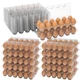 Evancent 60Pcs Egg Cartons Cheap Bulk Large Egg Cartons Plastic 12 Count 1