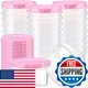 Sieral 36 Pack 8 oz Freezer Containers with Lids Reusable Deli Freezer Storage C