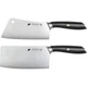 SAVEUR SELECTS 1026290 German Steel Forged 2-Piece Cleaver Set