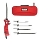 BUBBA 110V Electric Fillet Knife with Non-Slip Grip Handle, 4 Ti-Nitride S.S....