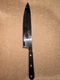J A Henckels Chefs Knife Ever Sharp Pro 7.5" Blade Black Handle 3 Rivets Slicer