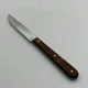 CASE XX  Stainless  CAP 273  Paring Knife  1970s Vintage MCM Kitchen Smook Wood