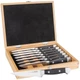 Viking Steak Knife Set, 8 Piece Stainless Steel Knives with ABS Polymer