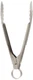 Cuisipro Stainless Steel Mini Tongs, 7" White