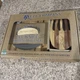 Ulu Knife and Chopping Bowl with Salad Claws Factory Sealed