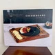 Toscana Turntable Cheese Board & Knife Set - Acacia Wood & Slate Lazy Susan
