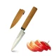 Japanese Paring Knife 4-Inch, High Carbon Stainless Steel Fruit Knife with Wo...