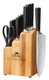 Ginsu Chikara 12 Piece Black Knife Block Set Stainless Steel Kitchen Knives