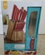 The Pioneer Rustic 14-Piece Cutlery Set With Knife Block