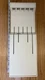 CUTCO Knive Rack Kitchen Storage 5 Knife Plastic Holder Wall  Drawer Almond New