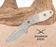 Damascus Knifemaking Knife Blade BL-DM2719 Drop Point Hunter blade measures 7"