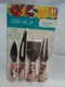 New! The Pioneer Woman Cheerful Rose 4-Piece Cheese Knife Serving Set