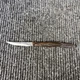 Cutco 1798 Sample Knife Brown Swirl Handle Serrated Used Minor Scratches 