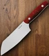 Giant Mouse Santoku Kitchen Knife 6.75" Full Tang Nitro B Steel Blade G10 Handle