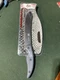 Camillus Cuda 10" Blue Black Micarta Handle Breaking Knife 40A Stainless Steel