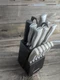 Farberware 15pc Stainless Steel Knife Block Set