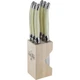 Andre Verdier Laguiole Steak Knife Set Stainless Blades ABS Handle - 706IBBP