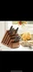 Princess House CULINARIO SERIES II CUTLERY 6-Pc Wooden Knife Block Set 40201 New