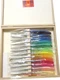 CLAUDE DOZORME Laguiole French STEAK KNIVES Berlingot Gift Box Set Ribbon New